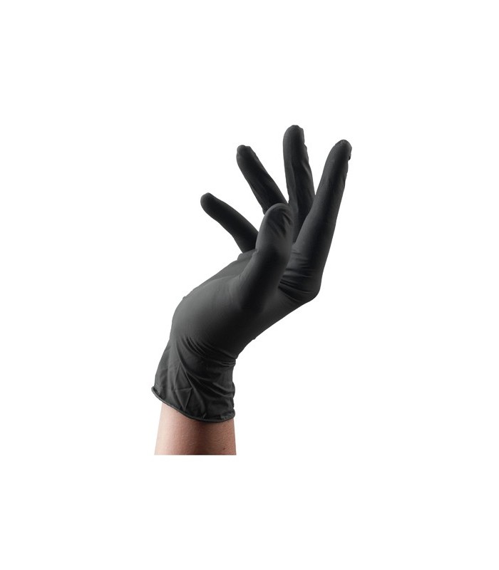 Morbosidad perdonar residuo Guantes negros sintéticos - Comprar guantes negros peluquería