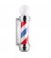 Poste de barbero con esfera luminosa - Barber pole