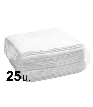 Toalla 40x80cm Spunlace super absorbente Blanca 25unidades