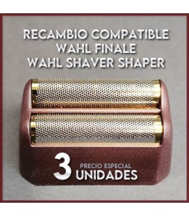 3 x Recambio Dorado Compatible Wahl Finale