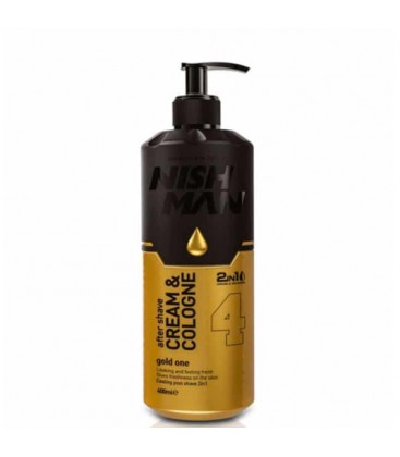 After Shave Crema Gold One 400ml Nishman