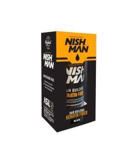 Keratin Fiber Negro Nishman - Fibras capilares 21gr.