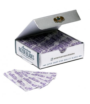 Hojas American Razor Blades, caja 100u.