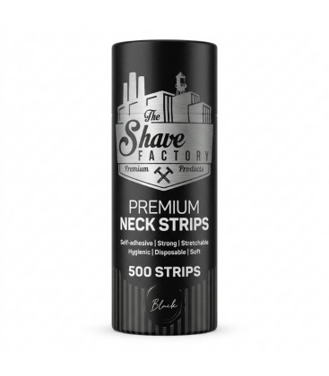 Papel cuello Negro Barbería 100 servicios The Shave Factory (5 rollos)